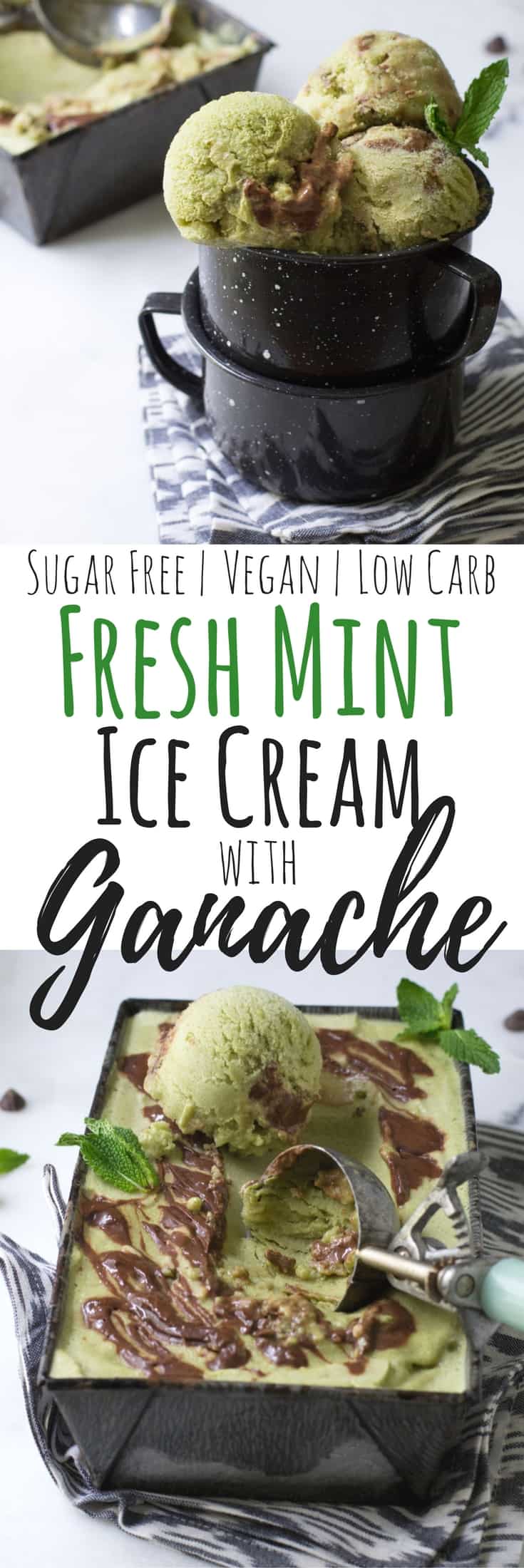 vegan fresh mint ice cream