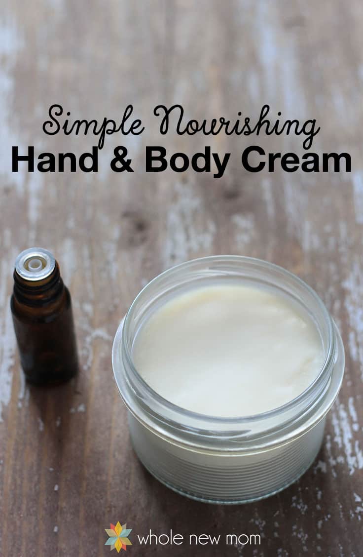 Easy Nourishing Homemade Lotion DIY Hand & Body Cream