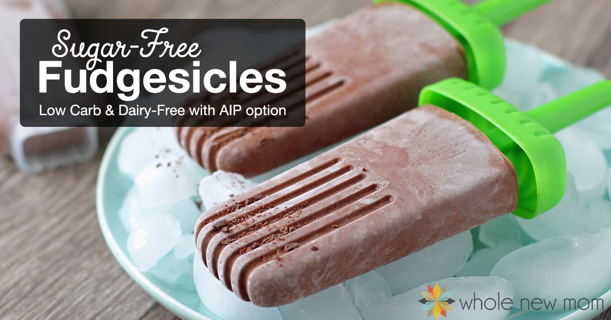 Sugar free Fudgesicles dairyfree & lowcarb Whole New Mom