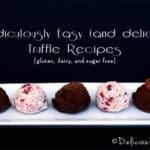 Easy Chocolate Truffles - Vegan Truffles - Dairy and Sugar Free Chocolates you can Easily Make at Home!