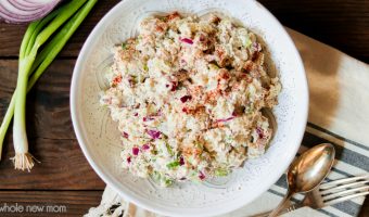 Low-Carb Cauliflower “Potato” Salad – vegan & paleo